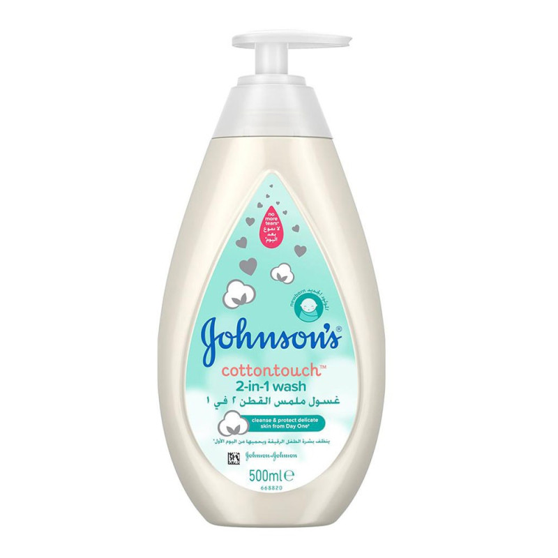 Shampoing et Gel douche 2en1 Cotton Touch Johnson's Baby 300ml
